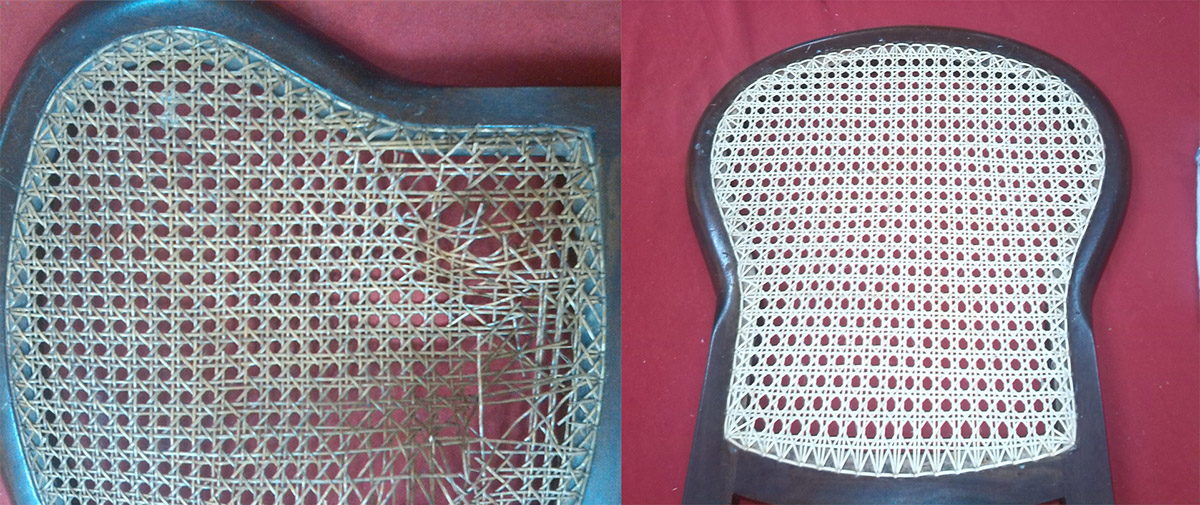 Silla de rejilla